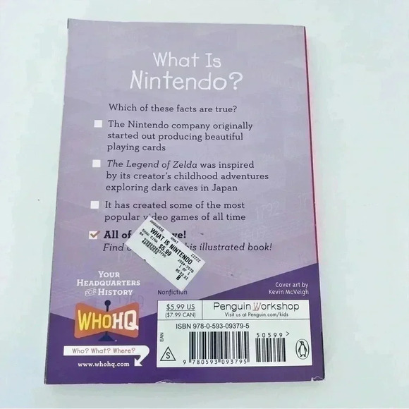 Kids Book Bundle Who HQ Book Bundle Nintendo/Neil Armstrong Paperback Books - Picture 5 of 16